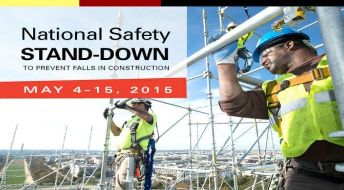 Focus on Preventing Falls During “Safety Stand-Down”