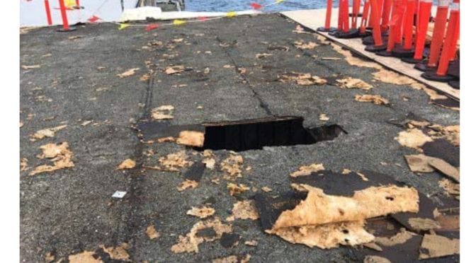 Rotten Roof Causes Injury